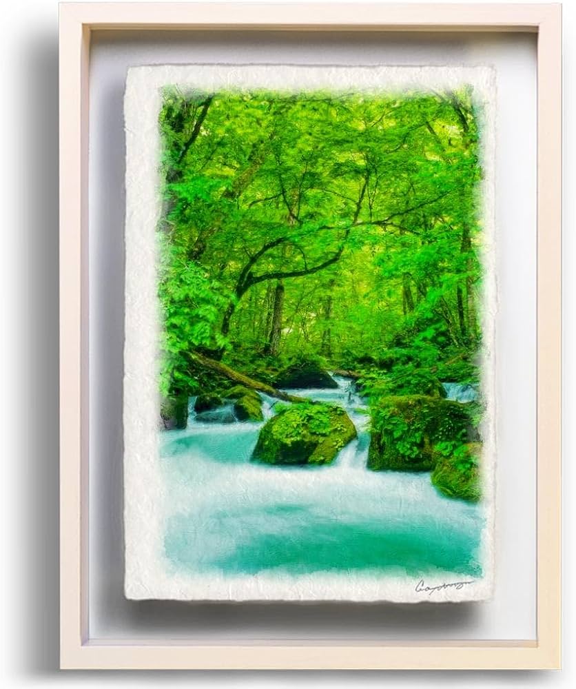 Amazon.co.jp: Natural Memories 風水 絵 絵画 玄関 インテリア